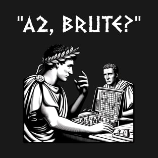 ulius Caesar and Brutus Board Game Meme Funny History T-Shirt