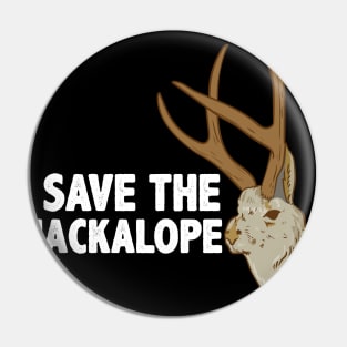 Jackalope, Jackalope Art, Cryptid, Cryptozoology Pin