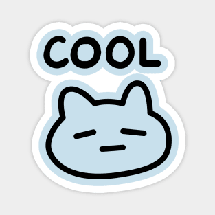 Retsuko Cool Cat Black Magnet