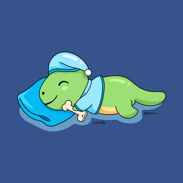 Sleeping dinosaur by My Happy-Design