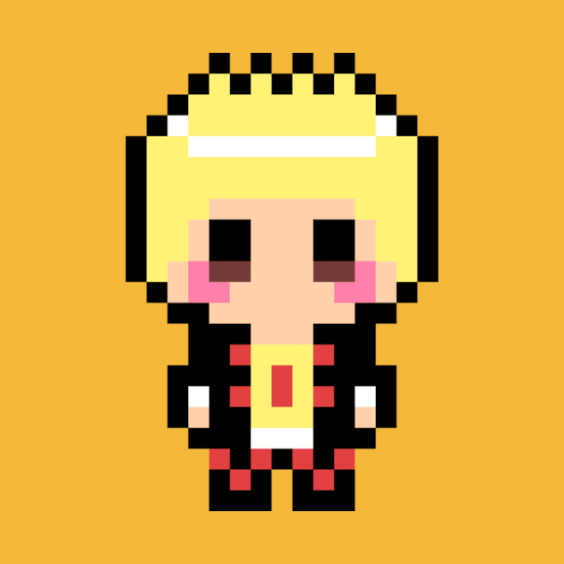 Persona 5 Ryuji Sakamoto 8-Bit Pixel Art Character by StebopDesigns