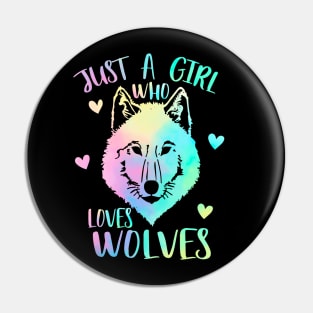 Just a girl who loves wolves Pin