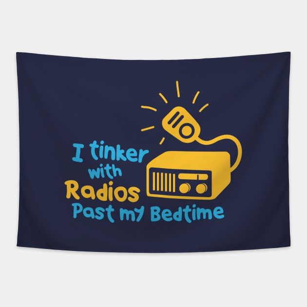 Funny Ham Radio Operator Gift Ideas Tapestry by Cartba