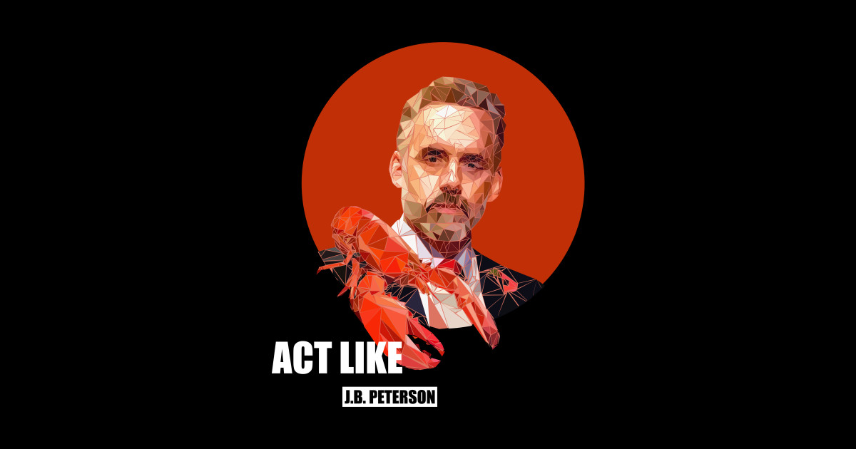 Jordan Peterson with Lobster Jordan Peterson With Lobster Posters and Art Prints TeePublic