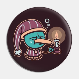 Sleepy Time Wizbird Pin