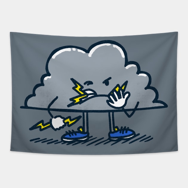 Lightning Cloud Tapestry by nickv47