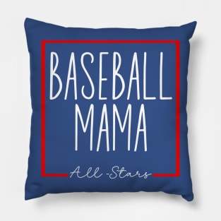 All star baseball mama Pillow