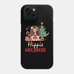 Hippie Holidays Christmas Phone Case