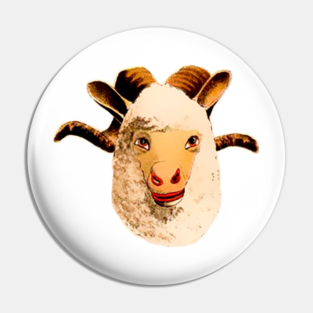 sheep mask Pin by Marccelus