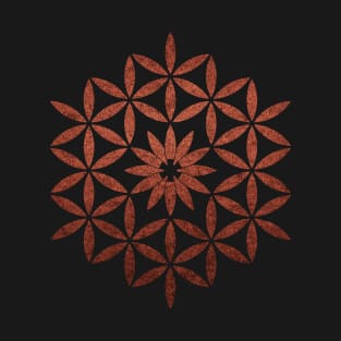 The flower of Life - Copper T-Shirt