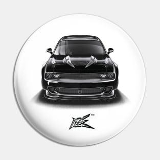 dodge challenger demon black Pin