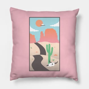 Desert Scene Pillow