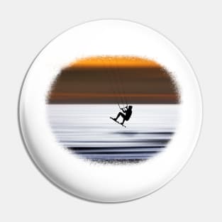 Kiteboarder Pin