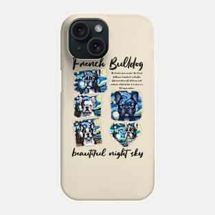 French Bulldog Under the Stars: A Starry Night Dream Phone Case