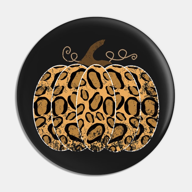 Cute Fall Autumn Leopard Pumpkin graphic Pin by PlusAdore