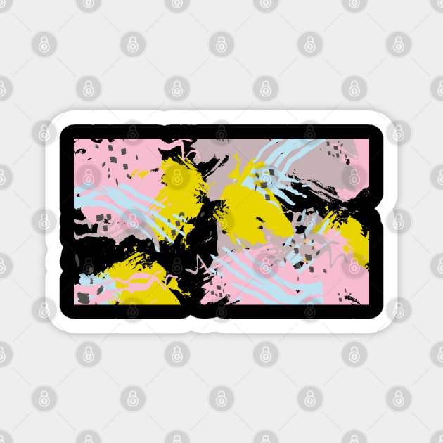 Grunge Abstract Pattern Magnet by Heartfeltarts