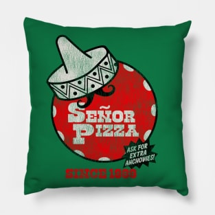 Señor Pizza Loverboy Worn Out Pillow