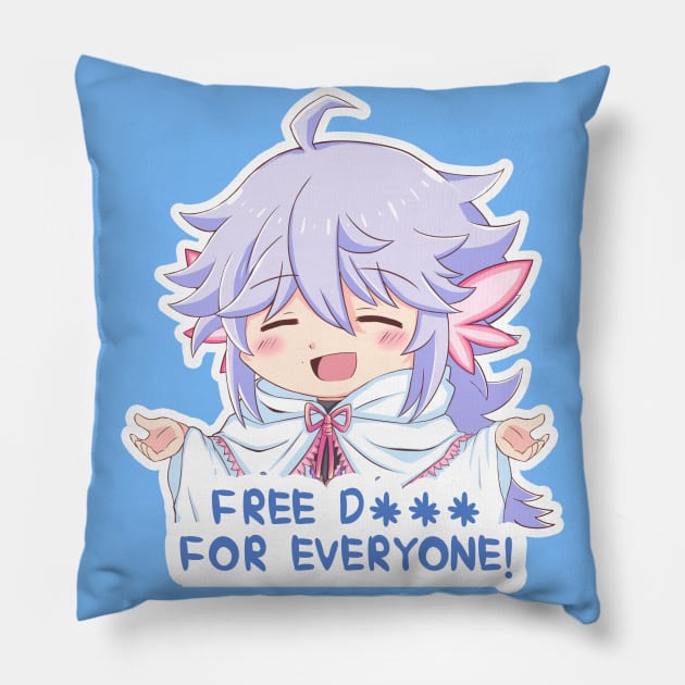 Merlin's Free Service~! Pillow by Karrarin
