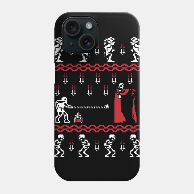 Christmas Sweater Christmasvania Phone Case by RetroReview