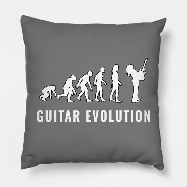 Guitar Evolution Pillow by Kishu