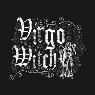 Virgo Zodiac sign Witch craft vintage distressed Horoscope T-Shirt