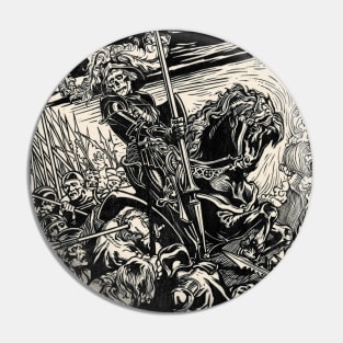 Death The Conqueror Pin