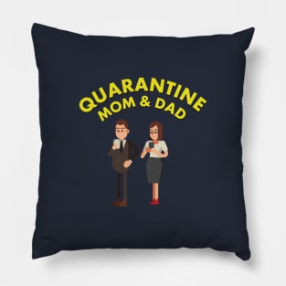 Quarantine Mom and Dad Pillow