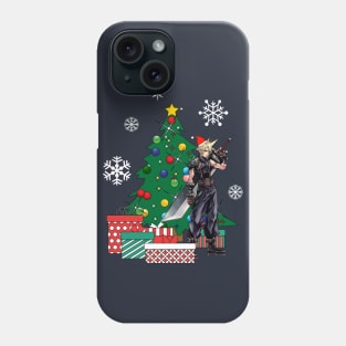 Cloud Strife Around The Christmas Tree Final Fantasy Phone Case