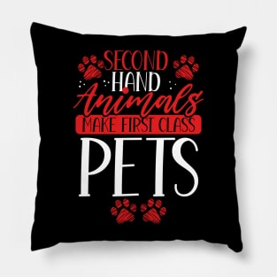 Second Hand Animals Make First Class Pets | Pet Rescue Pillow