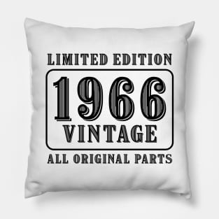 All original parts vintage 1966 limited edition birthday Pillow