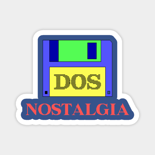 Official DOS Nostalgia EGA Magnet by DOS Nostalgia