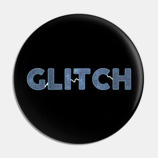 Glitch Logo Pin