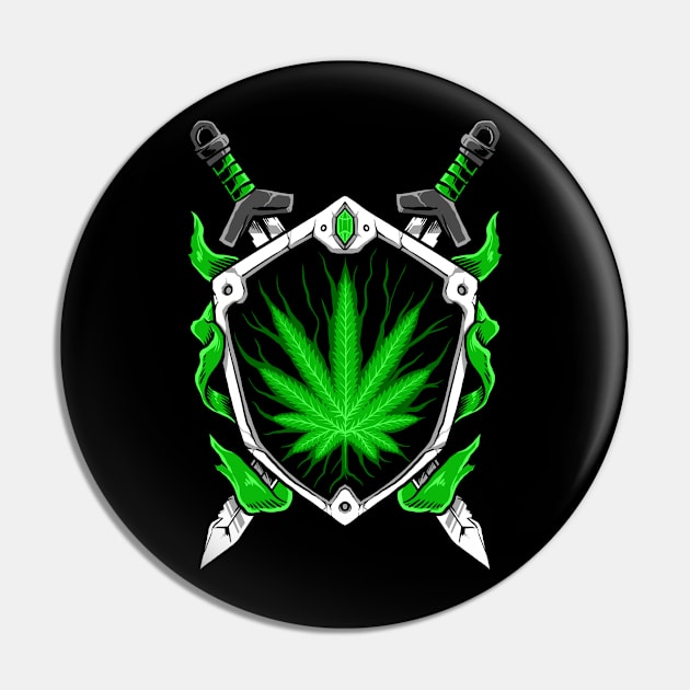 green shield Pin by spoilerinc