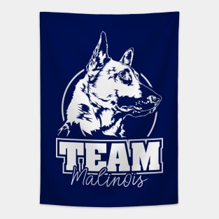 Belgian Malinois Team dog sport lover gift Tapestry