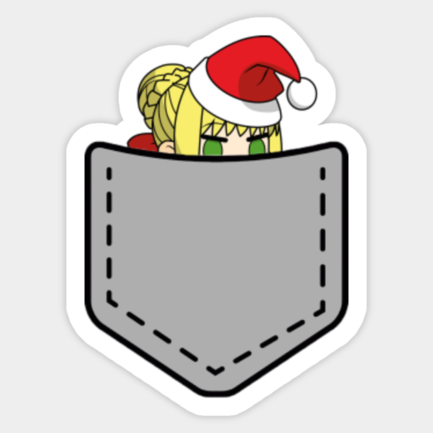 Pocket Padoru Padoru Padoru Autocollant Teepublic Fr Daily padoru 5 saber alter : teepublic