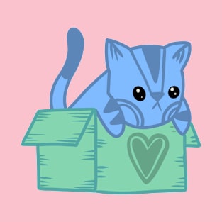 Cute Cat in a box T-Shirt