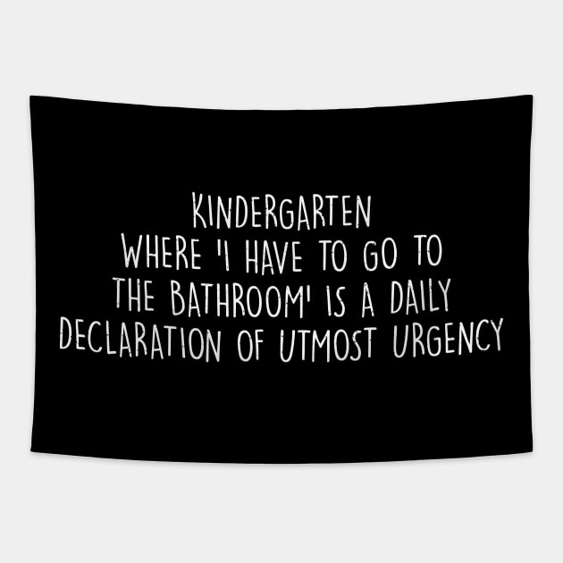 Kindergarten Teacher Tapestry by trendynoize