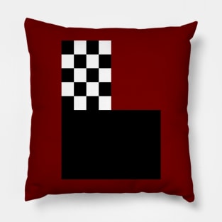 Abstract Checker Pillow