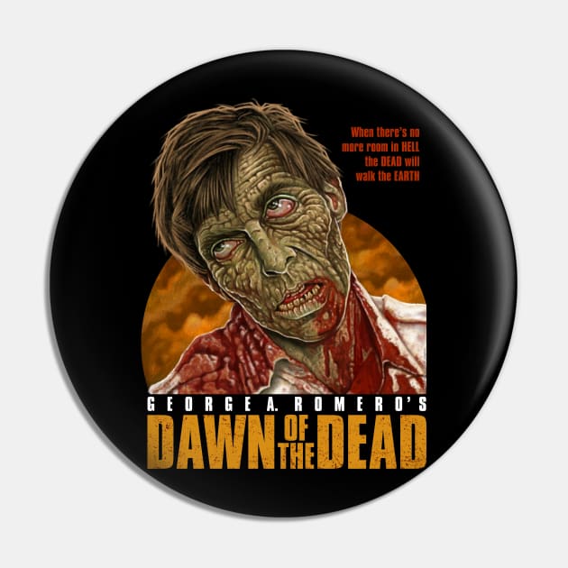 Dawn Of The Dead Pin by PeligroGraphics