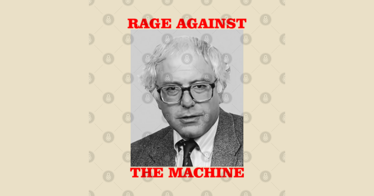 bernie sanders rage against the machine t shirt