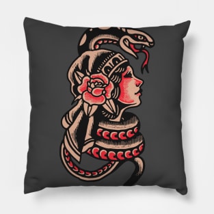 snake lady Pillow