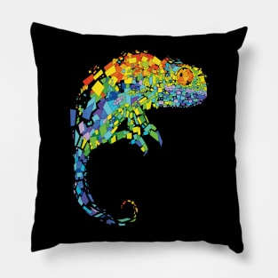 Fragment Chameleon Pillow