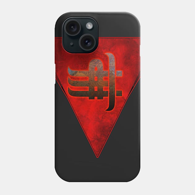 Glyph of the Red Horde Phone Case by Hereticwerks