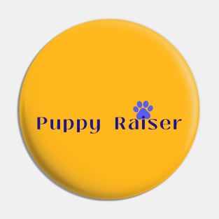 Puppy Raiser Pin