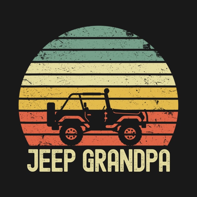 Jeep Grandpa Vintage Jeep by Oska Like