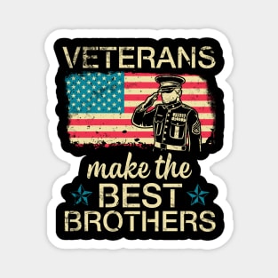 US American Veterans Make The Best Brothers Sisters Cousin Magnet