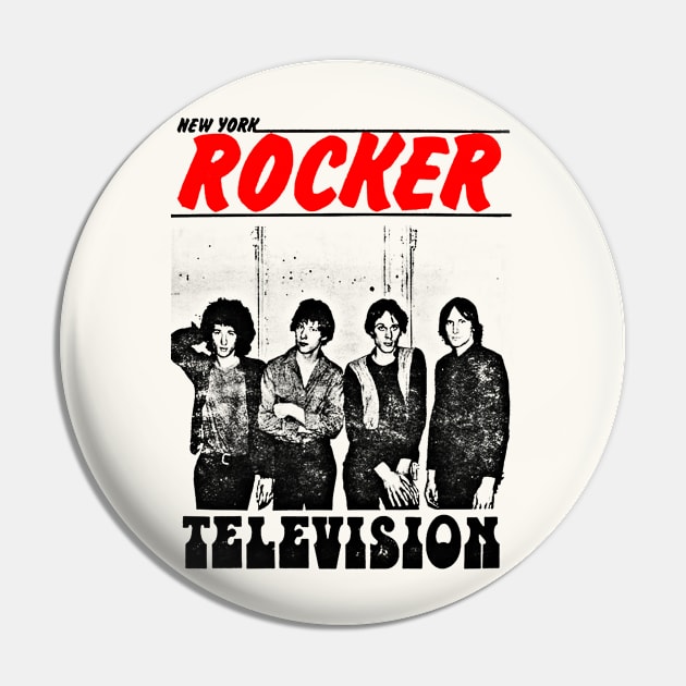 New York Rocker /// Television Pin by CultOfRomance