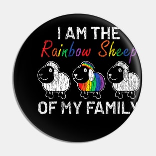 The Rainbow Sheep Of My Family Parents Support Pride Lgbt Pin