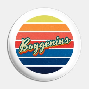 Circle Retro Vintage Boygenius Pin