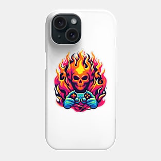 Flaming Gamer Phone Case